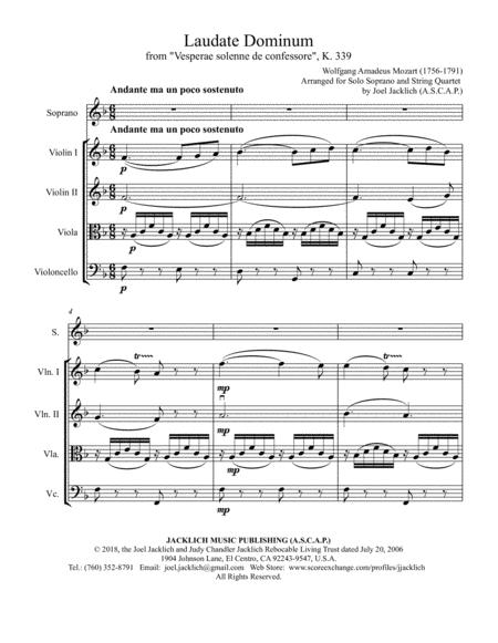 laudate dominum mozart soprano pdf